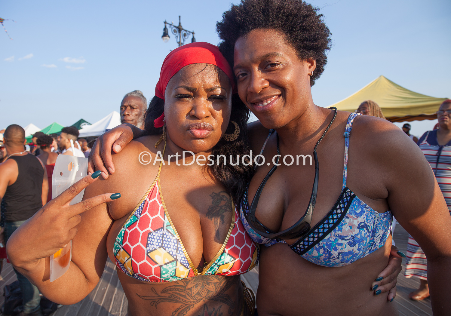 August 2017. Coney Island. Brooklyn, NYC – Pride at the Beach. NYC Black Pride. Photo by ArtDesnudo.com