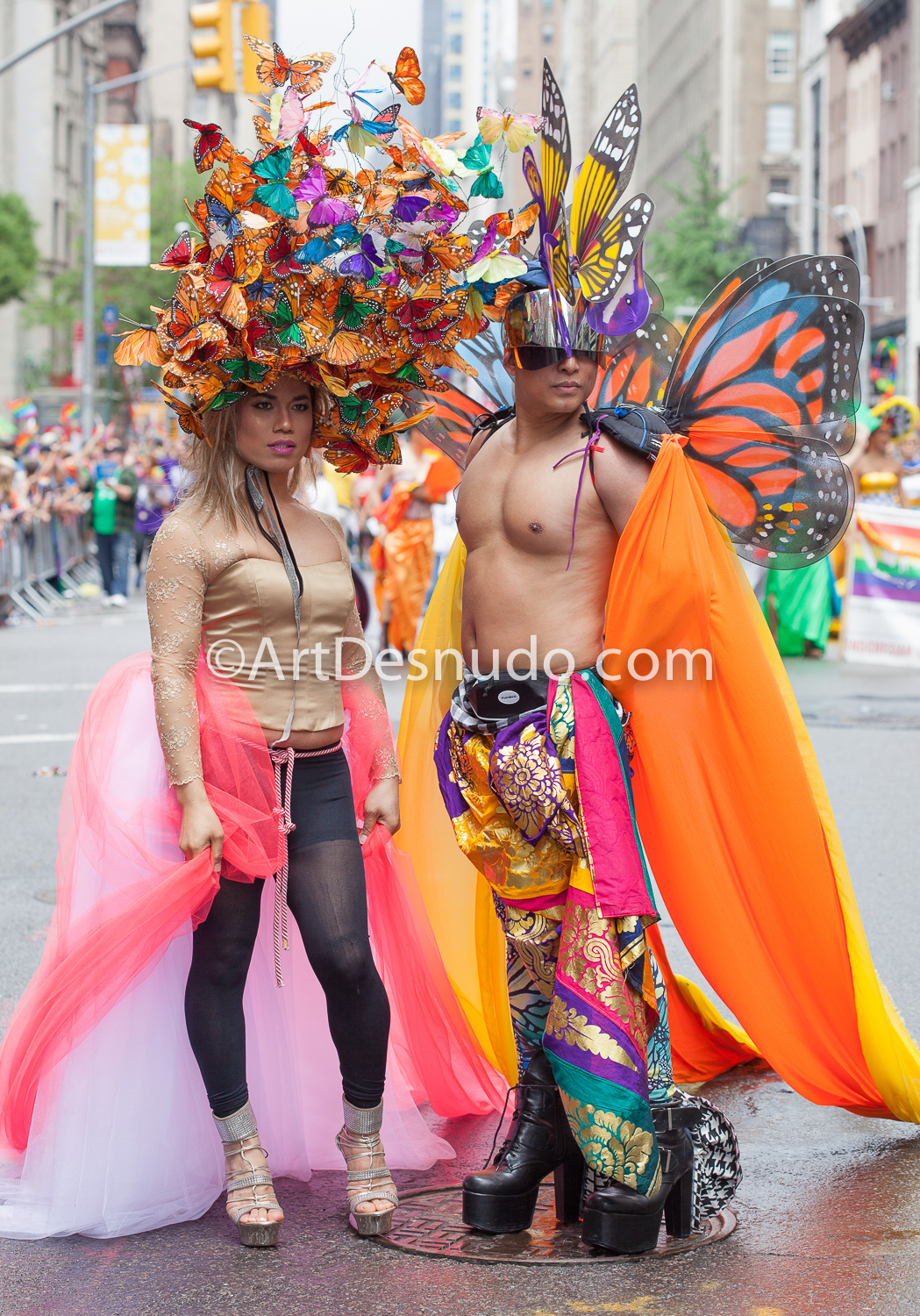June 2015. Manhattan, New York City – NYC Lesbian, Gay, Bisexual, Trans, Queer Pride March.  Junio, 2015. Manhattan, Ciudad de Nueva York - Marcha del orgullo Lesbico, homosexual, Bisexual, Transgénero, Queer. 