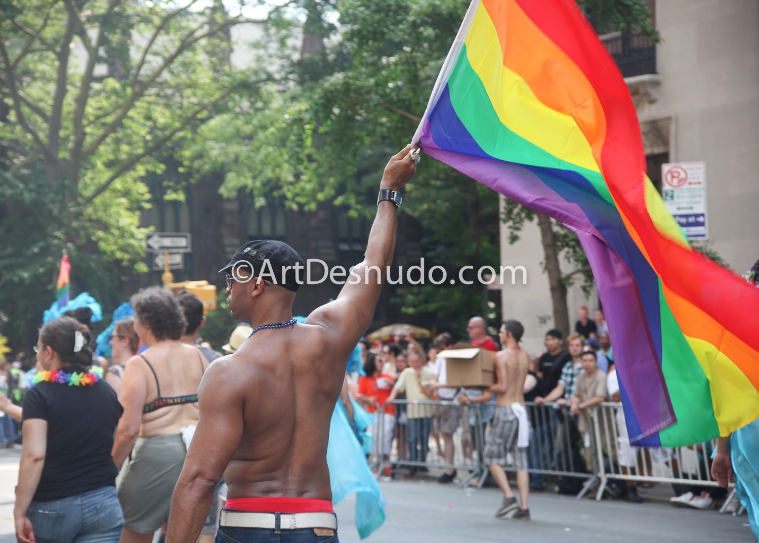 June 2010. Manhattan, New York City – NYC LGBTQ Pride March.