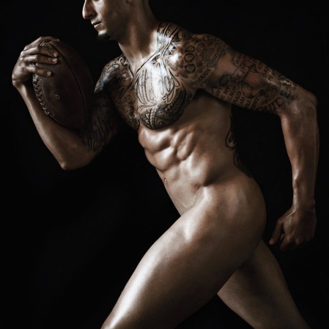 Colin Kaepernick. Photo by ESPN The Magazine: Body Issue 2013.