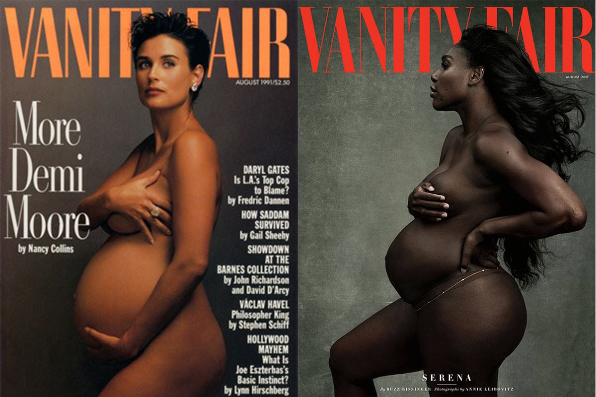 Demi Moore and Serena Williams by Annie Leibovitz. Photo by Annie Leibovitz.